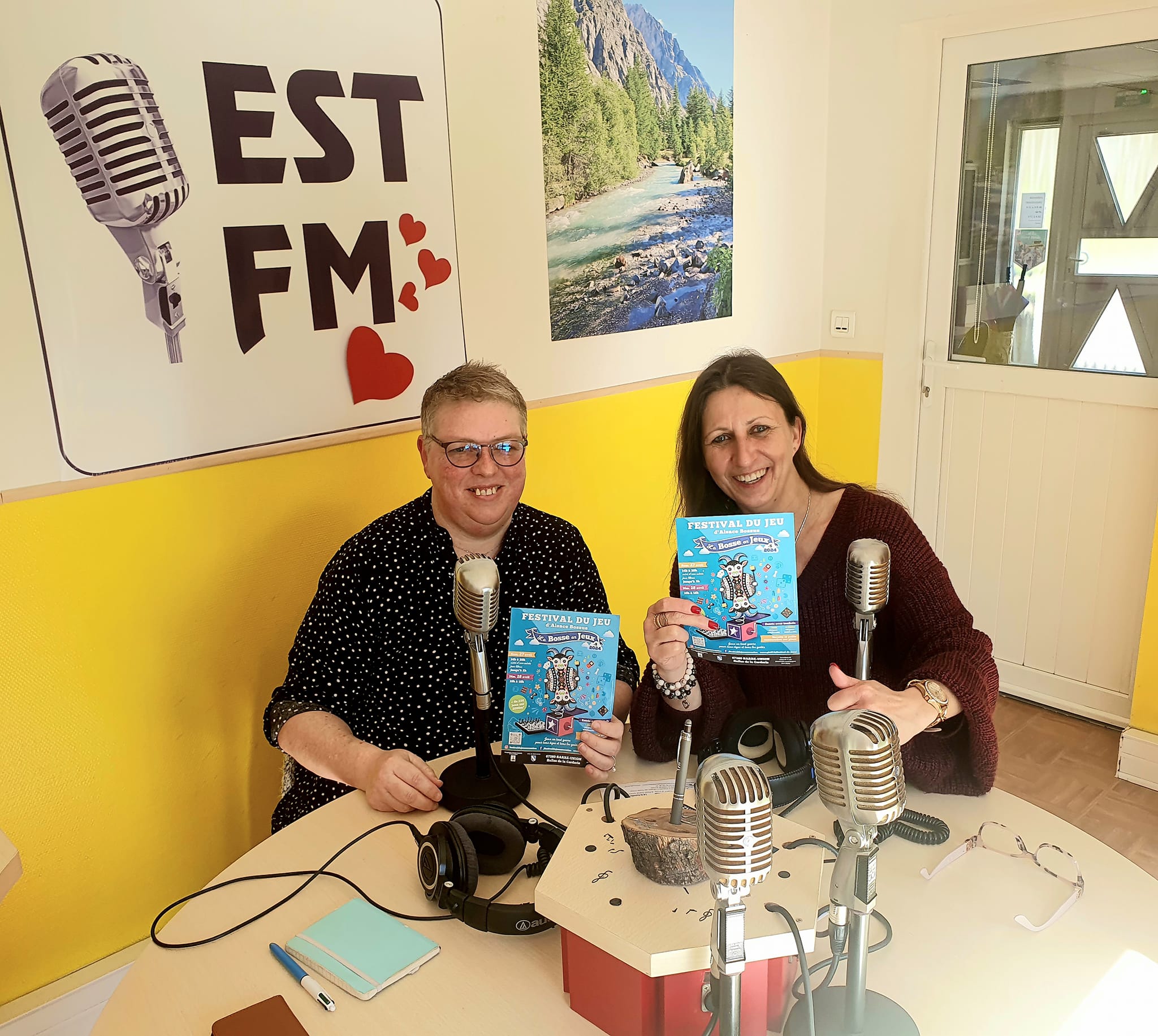 Sabine Schneider fondatrice du Festival du Jeu d'Alsace Bossue (Sarre-Union) sur EST FM