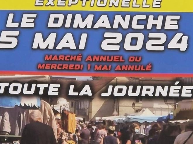 BRADERIE DIEMERINGEN LE 5 MAI