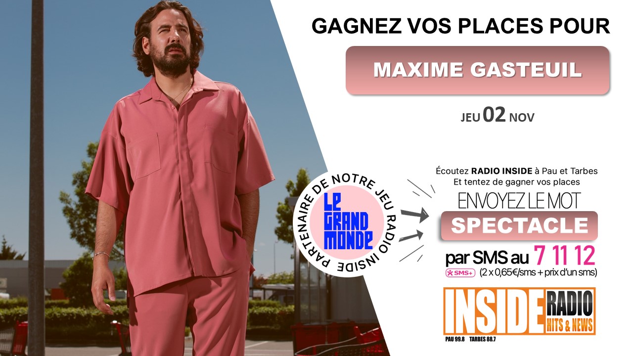 maxime gasteuil au zenoith de pau