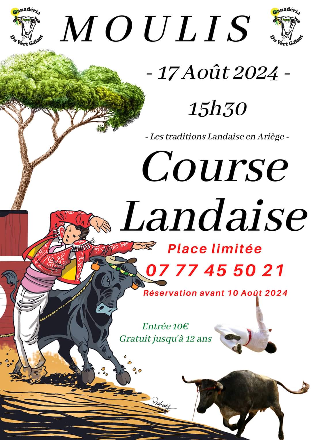 Course Landaise à MOULIS