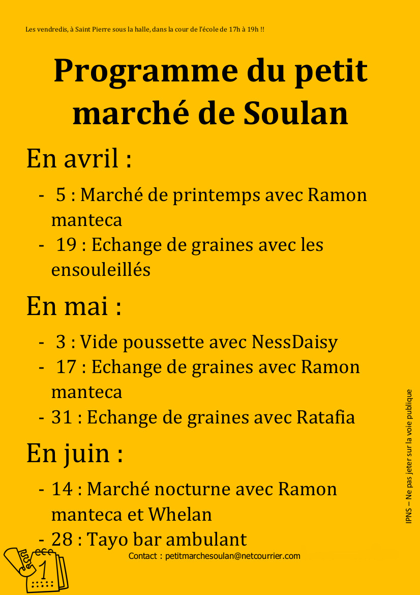 Petit marché de Soulan
