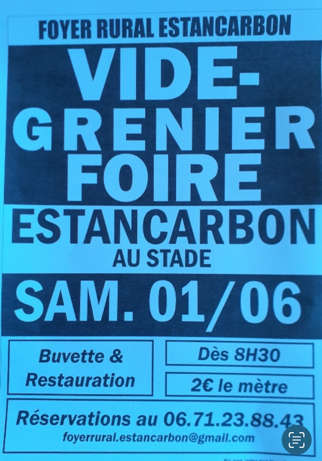 Vide-grenier  à ESTANCARBON