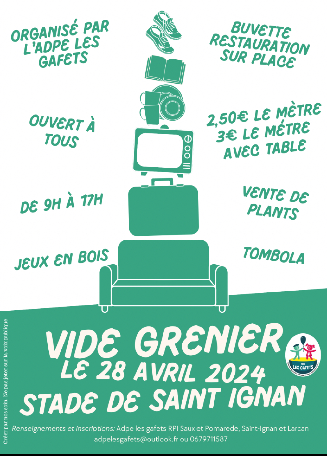 Vide grenier à SAINT IGNAN