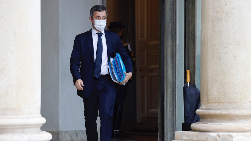 Gérald Darmanin à Sens ce vendredi 22 octobre
