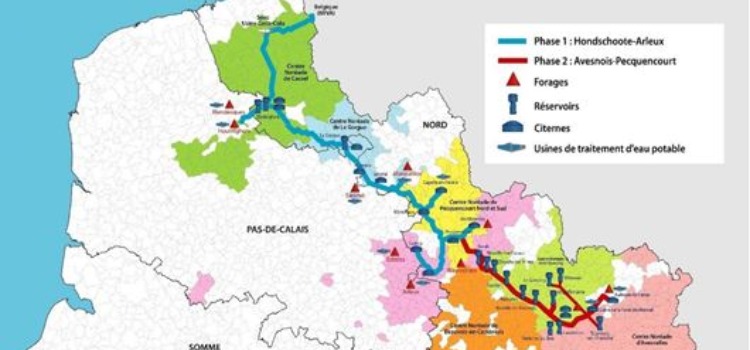 200 kms, c’est la longueur de l’autoroute de l’eau créée dans la...