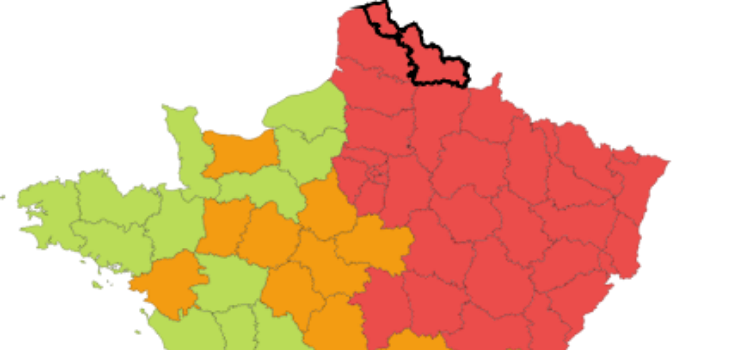 Coronavirus - Le département du Nord en rouge, qu'est ce que cela...