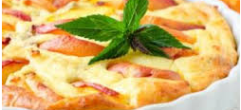 FLAN AUX PÊCHES