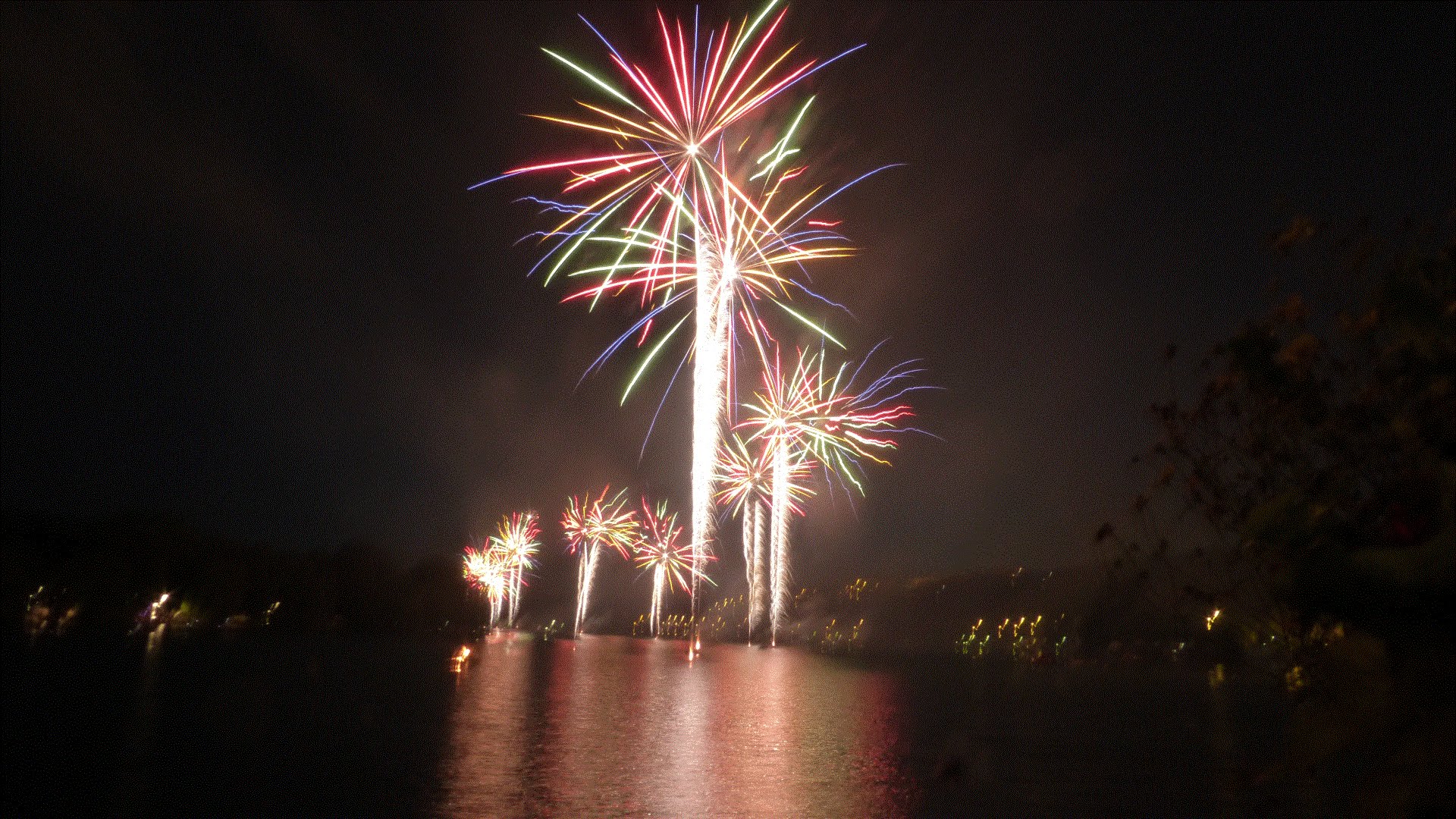 Feu D'artifice Lac Du Bourget 14 Juillet