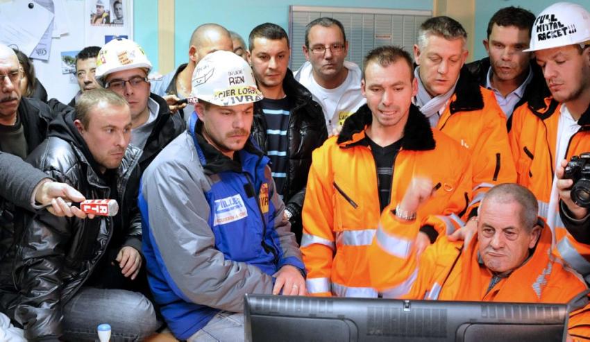Les syndicats d'ArcelorMittal inquiets à Basse-Indre