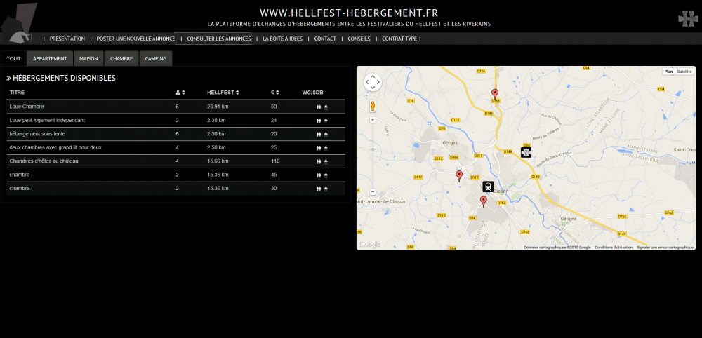 Hellfest de Clisson : un site internet pour l'hébergement des...