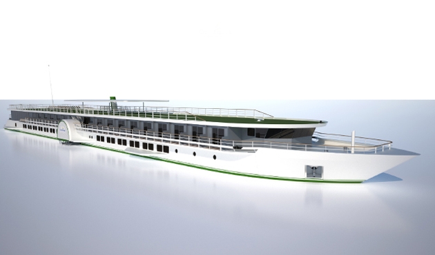 Le MS Loire Princesse, qui proposera des croisières sur la Loire,...