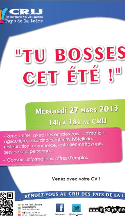 rencontres emploi nantes