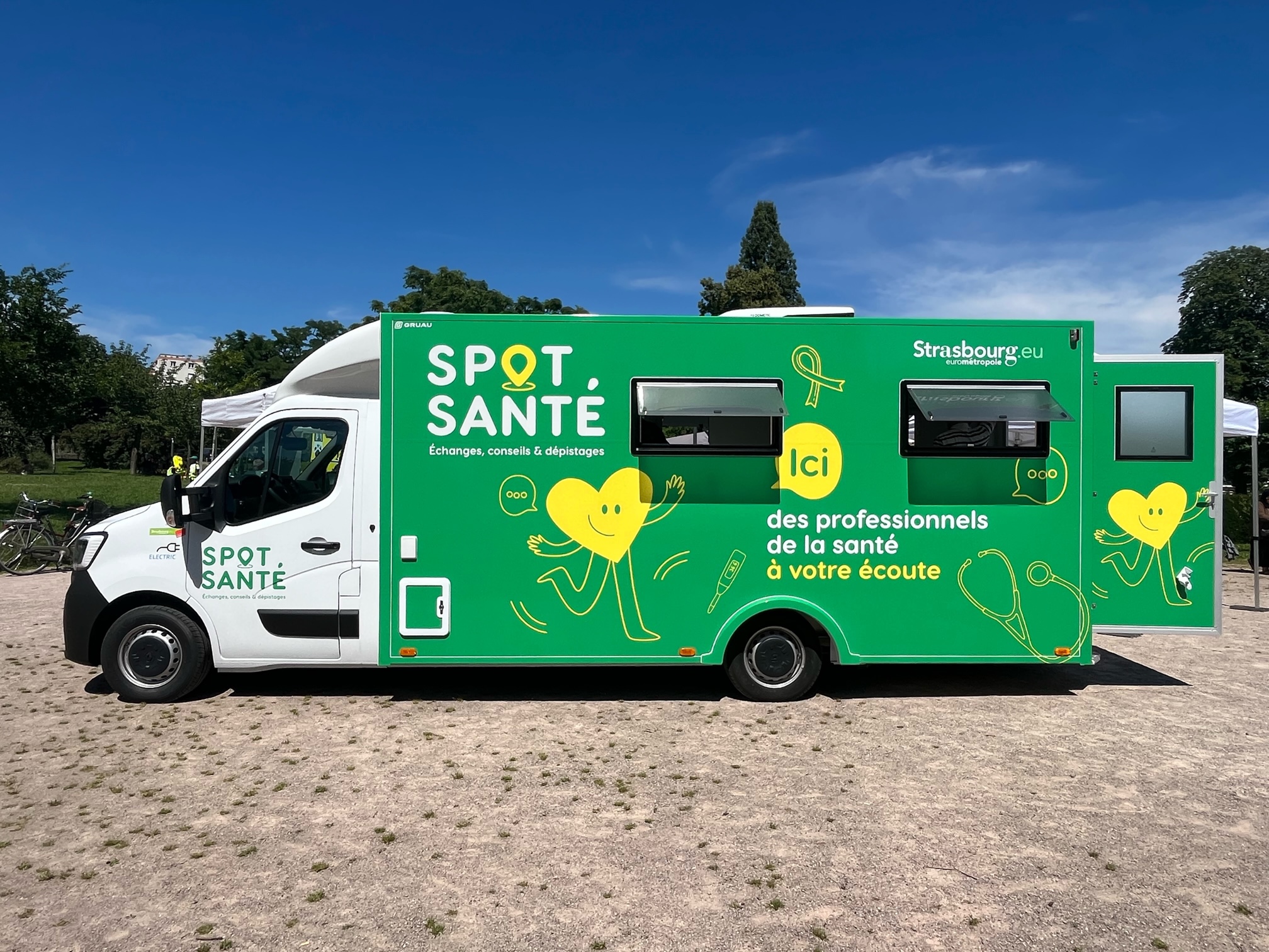 Le Bus Spot Sant Strasbourg Un Cabinet M dical Qui Vient Vers Vous