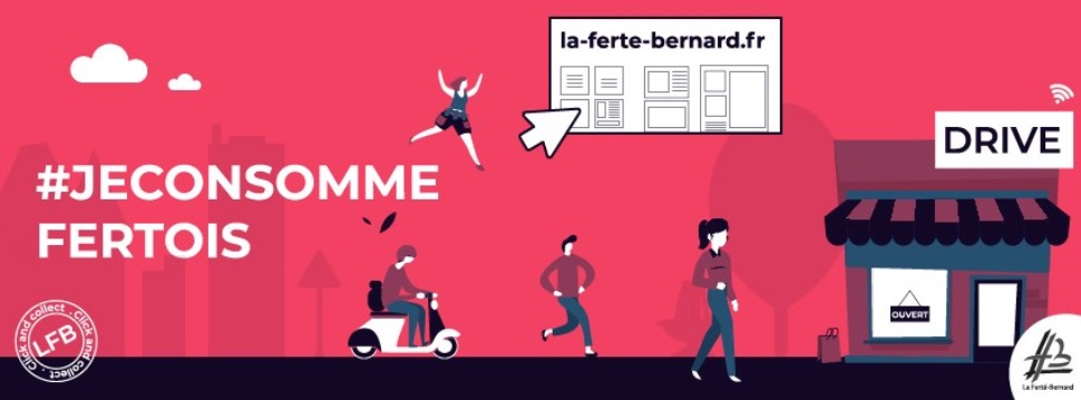 Sarthe : un drive pour les commerçants de la Ferté-Bernard