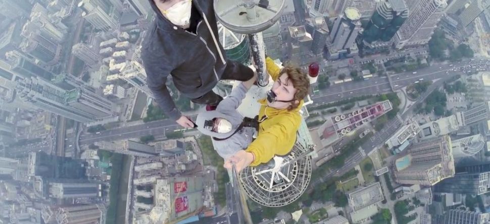 Un selfie à couper le souffle 