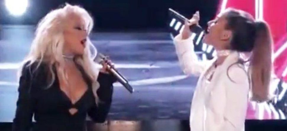 Ariana Grande et Christina Aguilera en duo pour The Voice