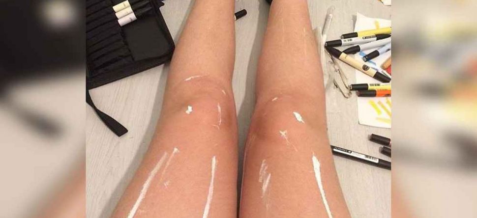 Le mystère des jambes qui brillent