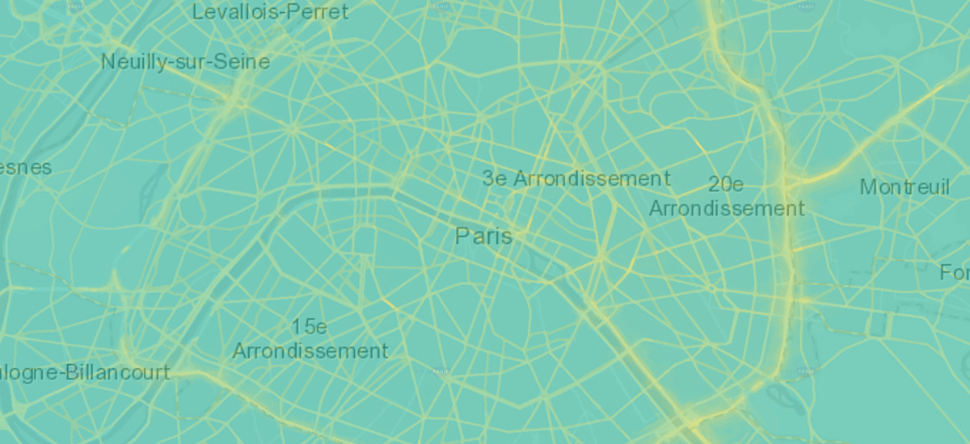 Une carte pour connaître la pollution de l’air en temps réel à Paris