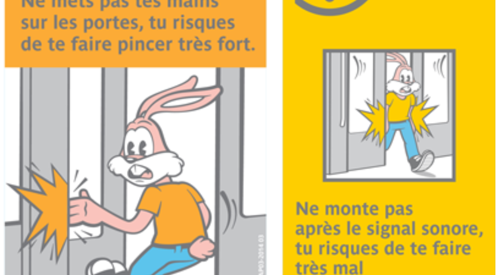 RATP : Serge le Lapin sort du métro et s'invite chez vous