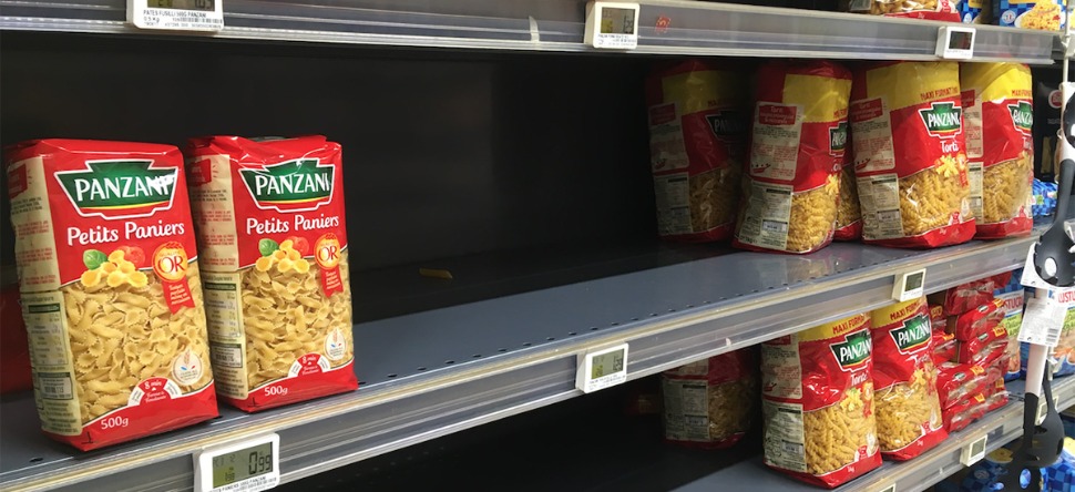 Grande distribution : pas de pénurie mais quelques ruptures