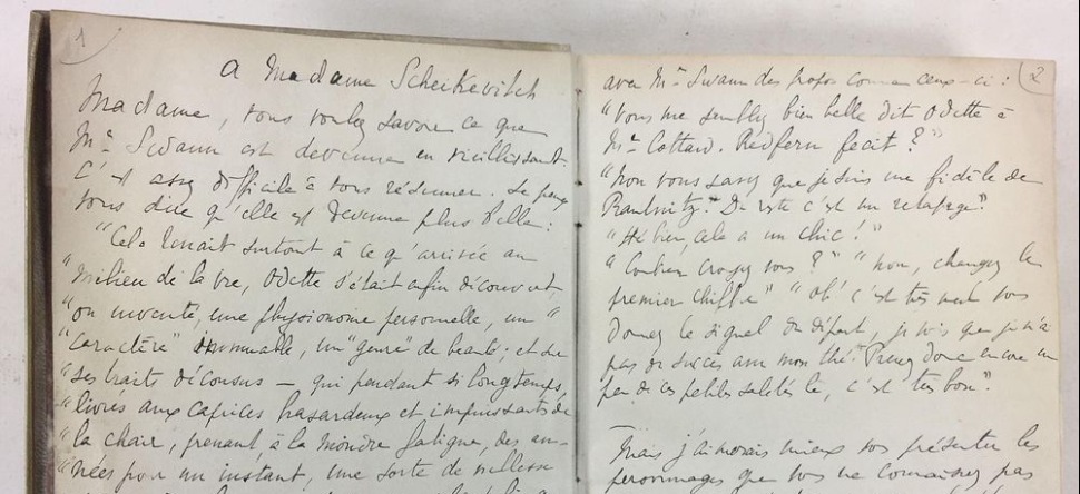 Pour acquérir un exemplaire primordial de Proust, la BnF lance un...